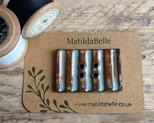 Extra Large rectangle Chunky Button 60mm