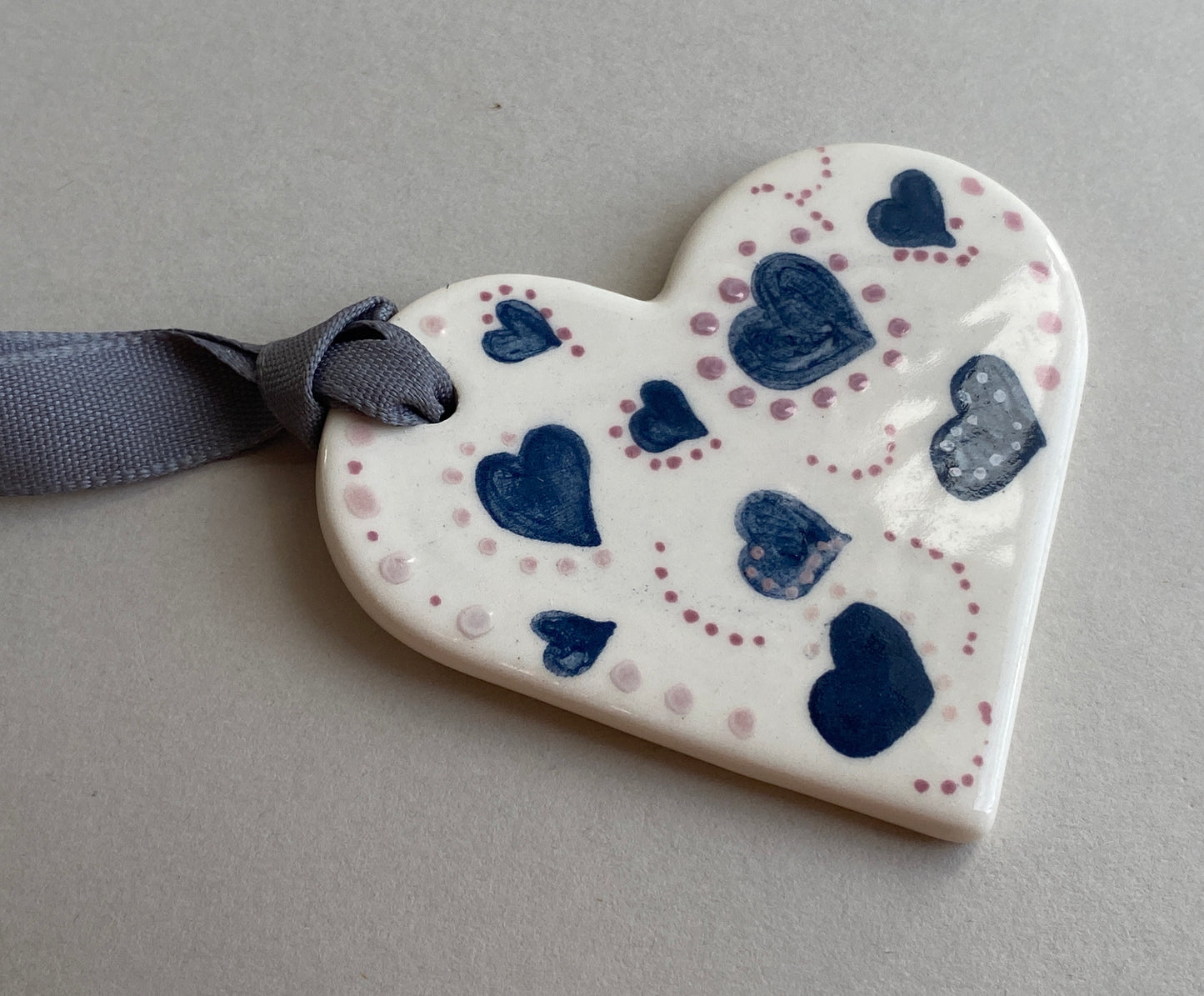 Handmade Ceramic Heart Hanging