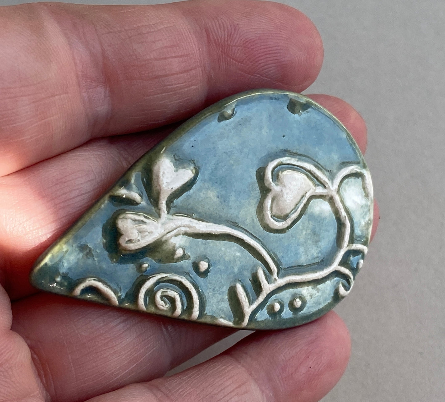 Botanical Ceramic Brooch