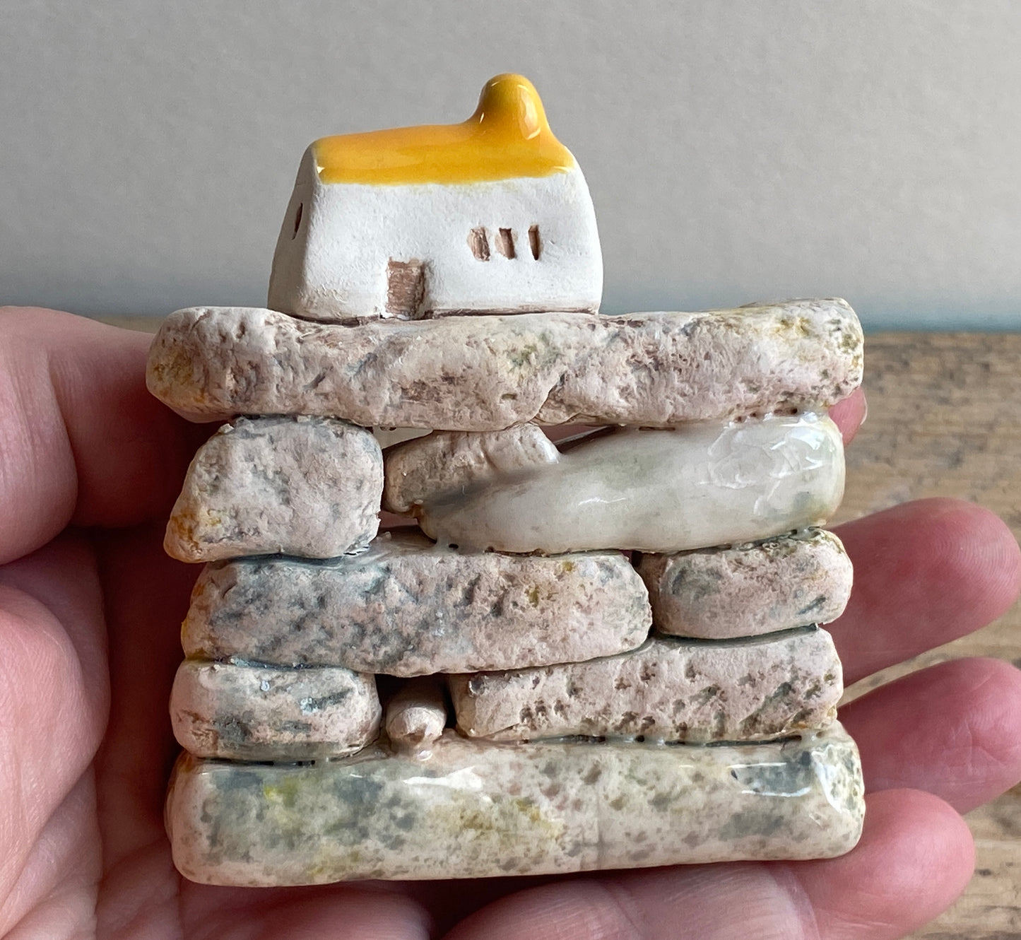 Mini House Sculpture- Inspired by my Yorkshire Village