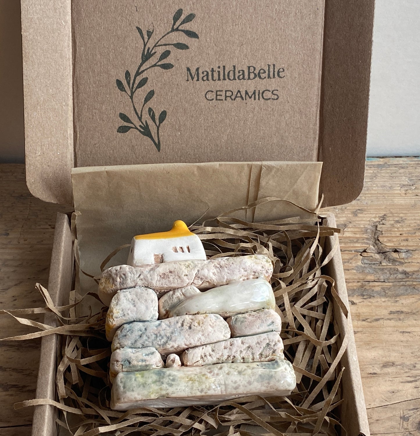 Mini House Sculpture- Inspired by my Yorkshire Village