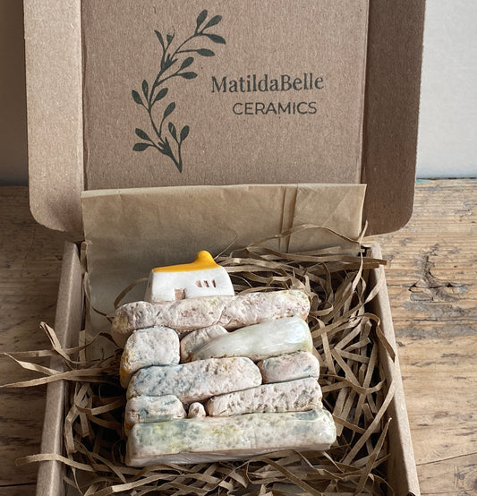 Mini House Sculpture- Inspired by my Yorkshire Village