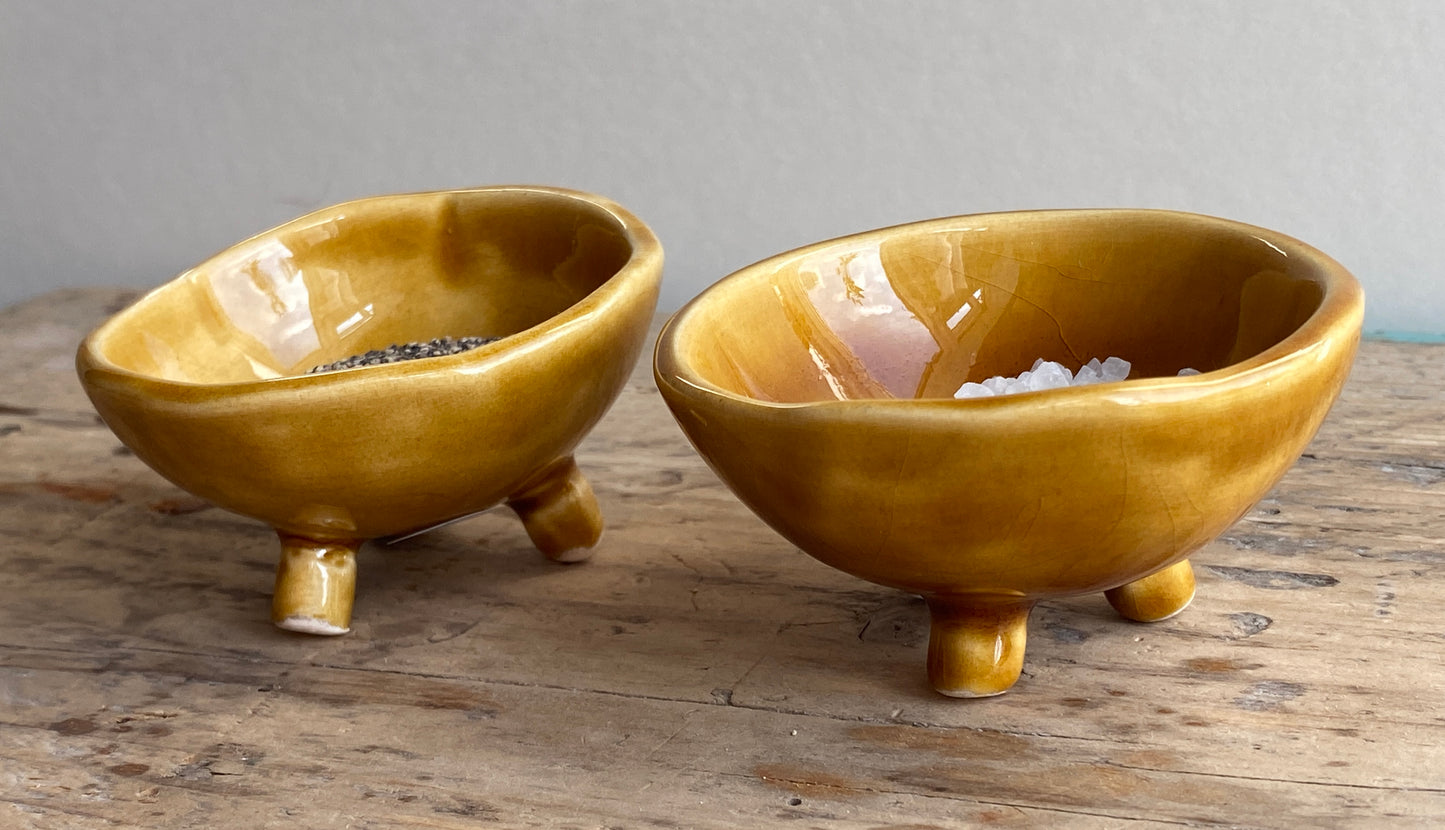 SALE Handmade Ceramic Seasoning Pinch pots Reduced from £20