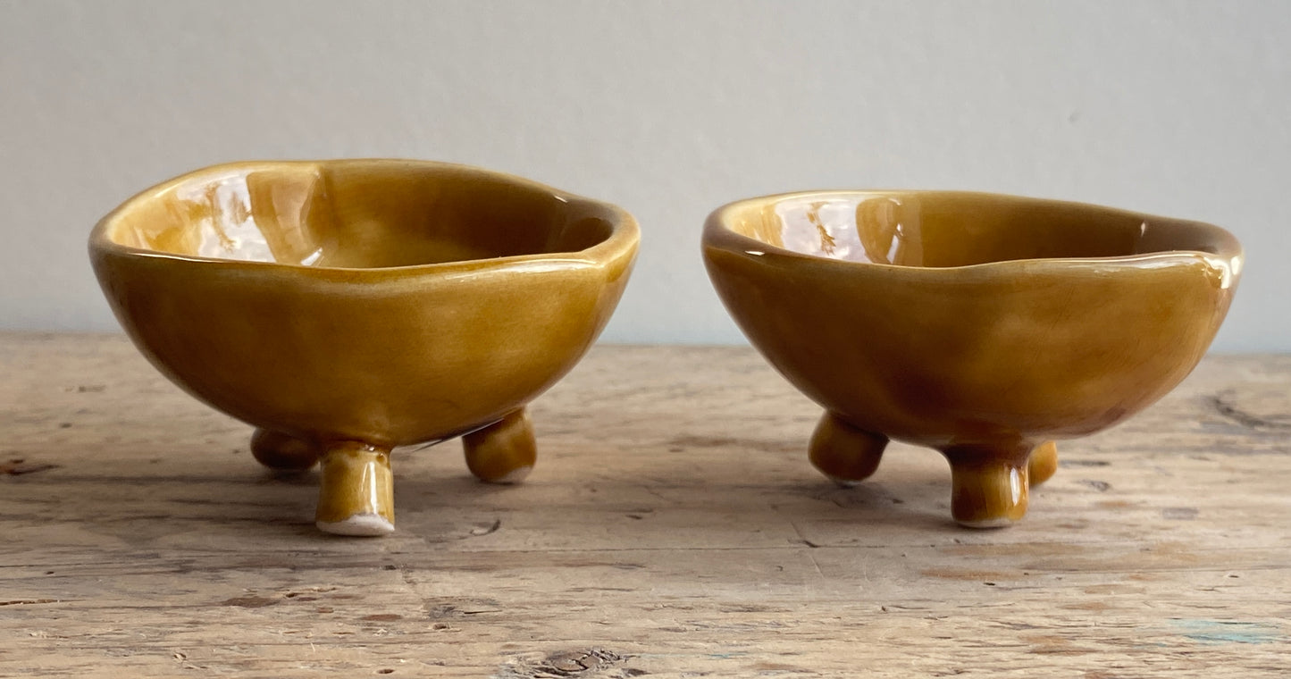 SALE Handmade Ceramic Seasoning Pinch pots Reduced from £20