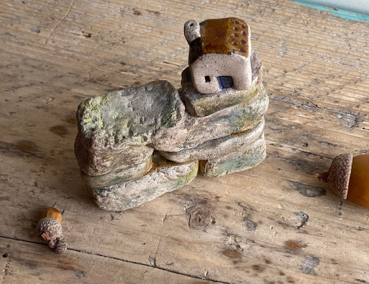 Mini House Sculpture- Inspired by my Yorkshire Village