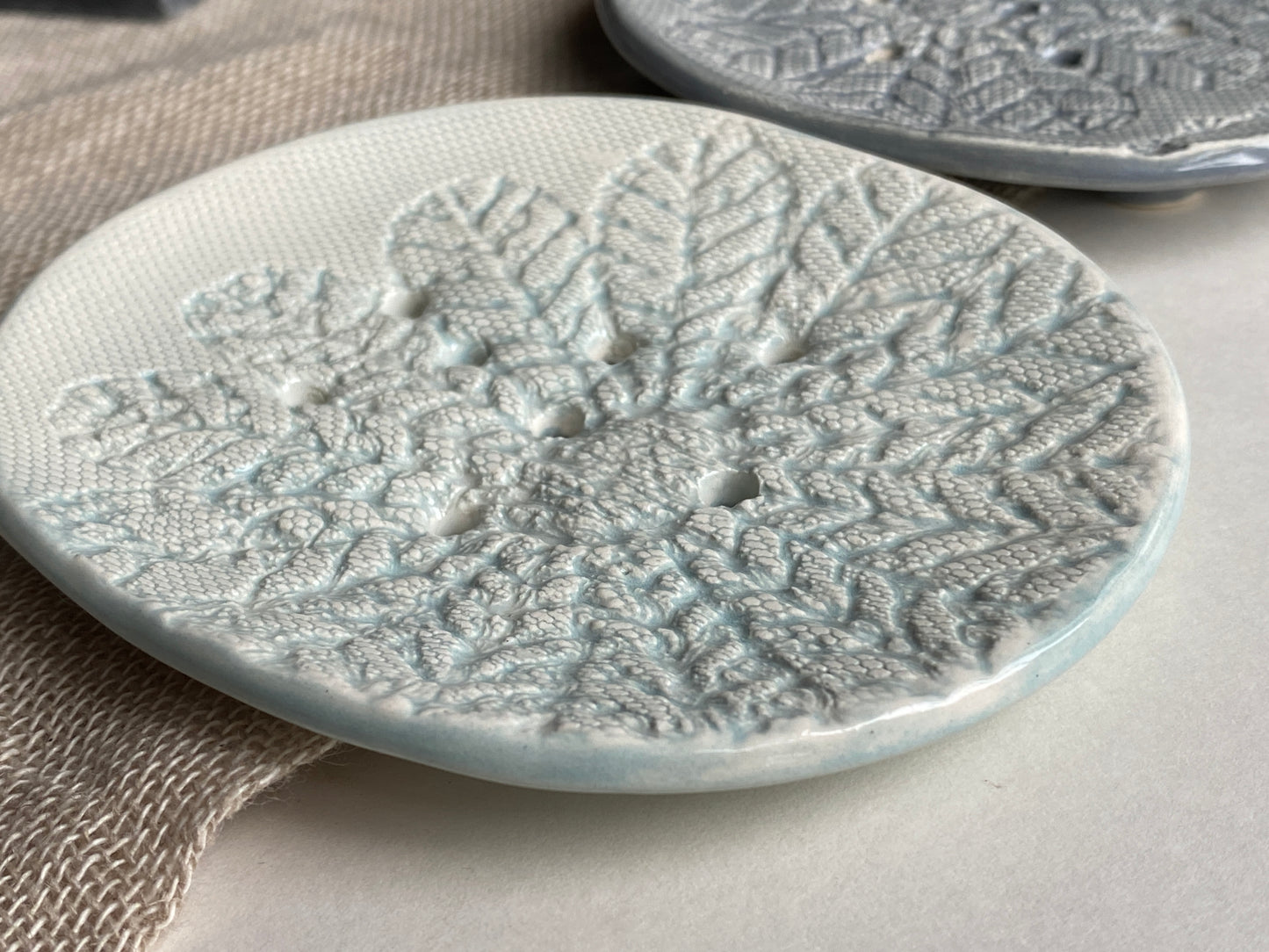 Handmade soap Dish with drainage choice of colours