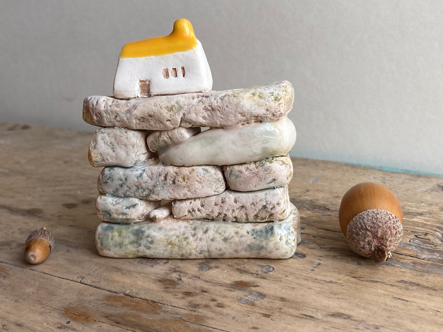 Mini House Sculpture- Inspired by my Yorkshire Village