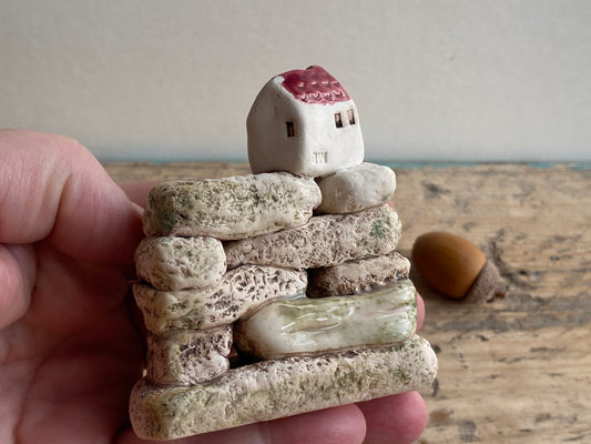 Mini House Sculpture- Inspired by my Yorkshire Village