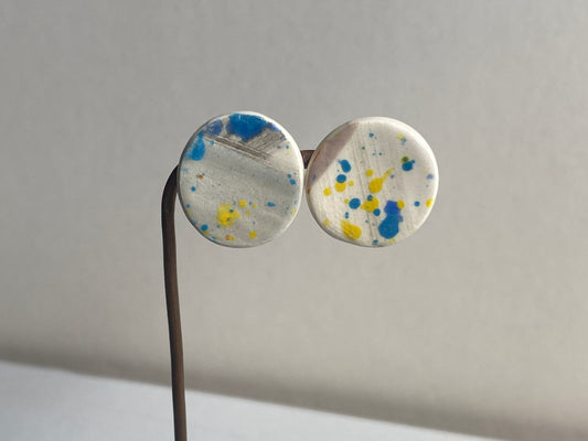Hypoallergenic Ceramic Stud Earrings