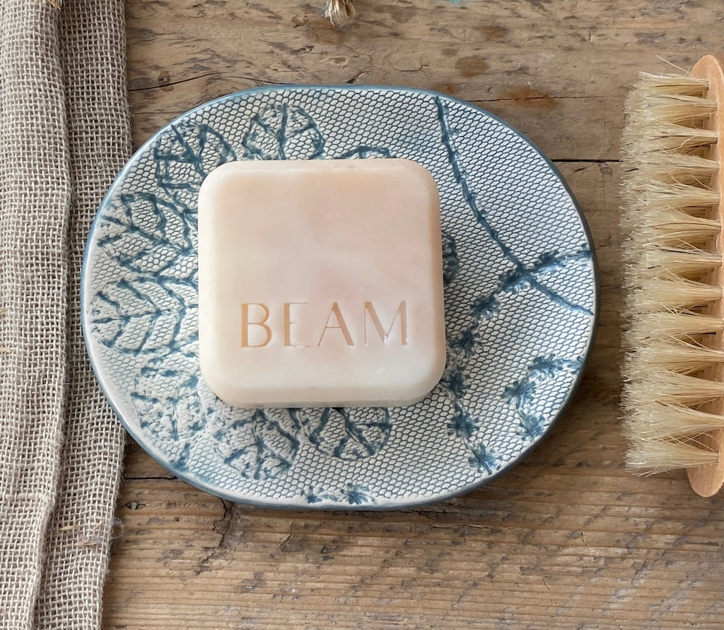 Handmade Ceramic Crochet Soap Dish