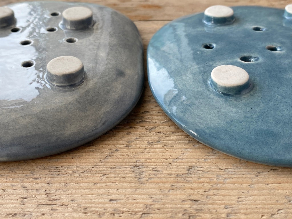 Handmade Ceramic Crochet Soap Dish