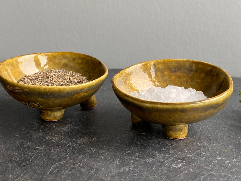 SALE Handmade Ceramic Seasoning Pinch pots Reduced from £20