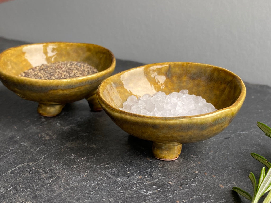 SALE Handmade Ceramic Seasoning Pinch pots Reduced from £20