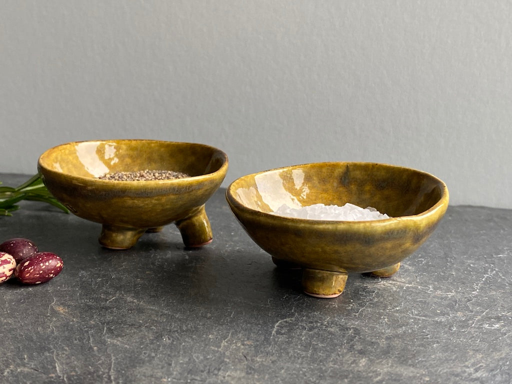 SALE Handmade Ceramic Seasoning Pinch pots Reduced from £20