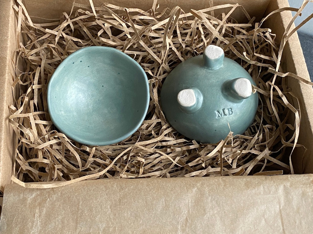 Sale Handmade Ceramic Seasoning Pinch pots Reduced from £20
