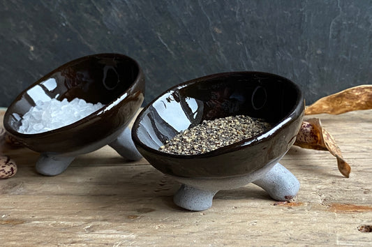 SALE Handmade Ceramic Seasoning Pinch pots Reduced from £20
