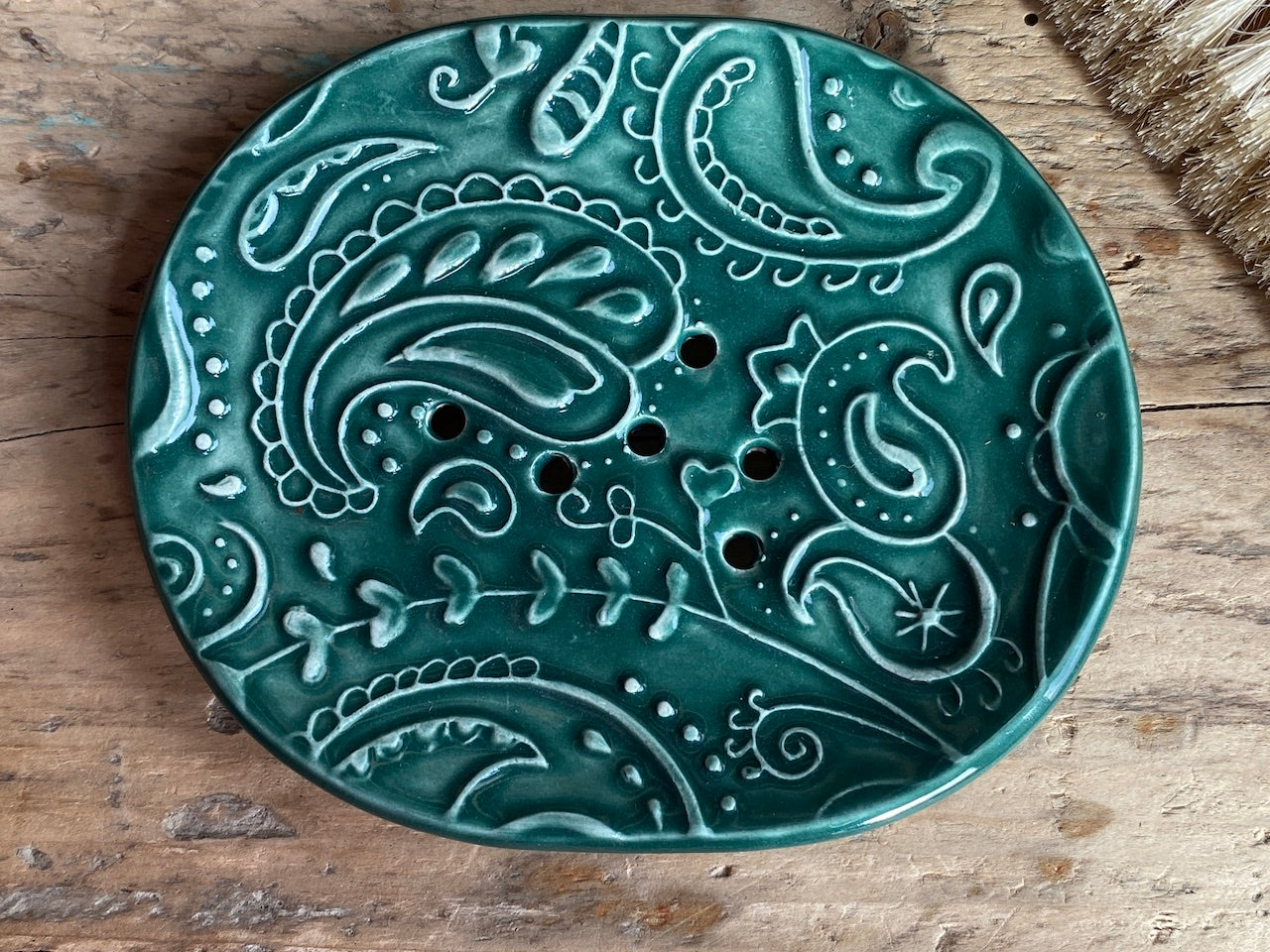 Handmade Ceramic Soap Dish choice of colours