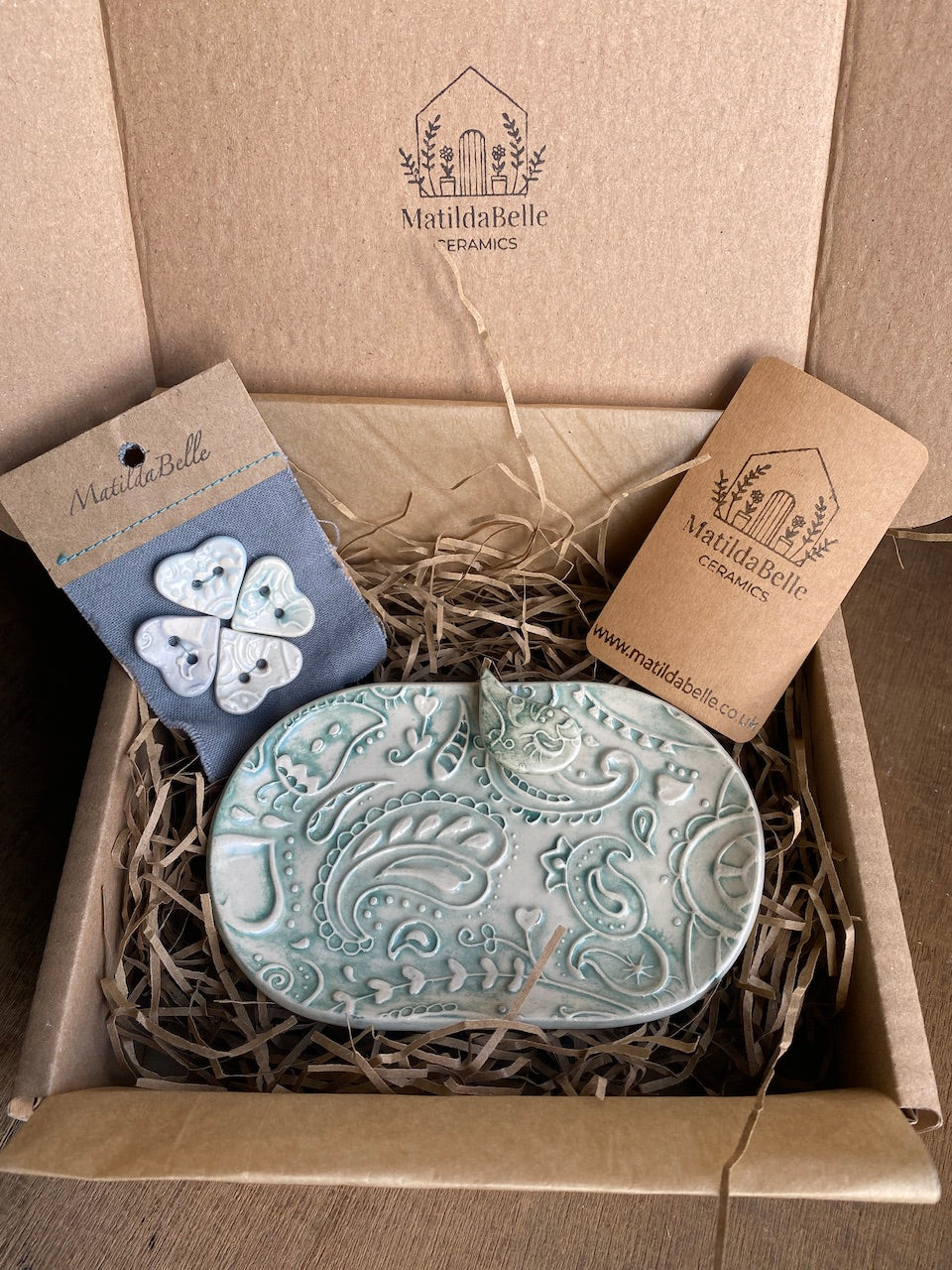 Handmade Ceramic Crafters Gift Box