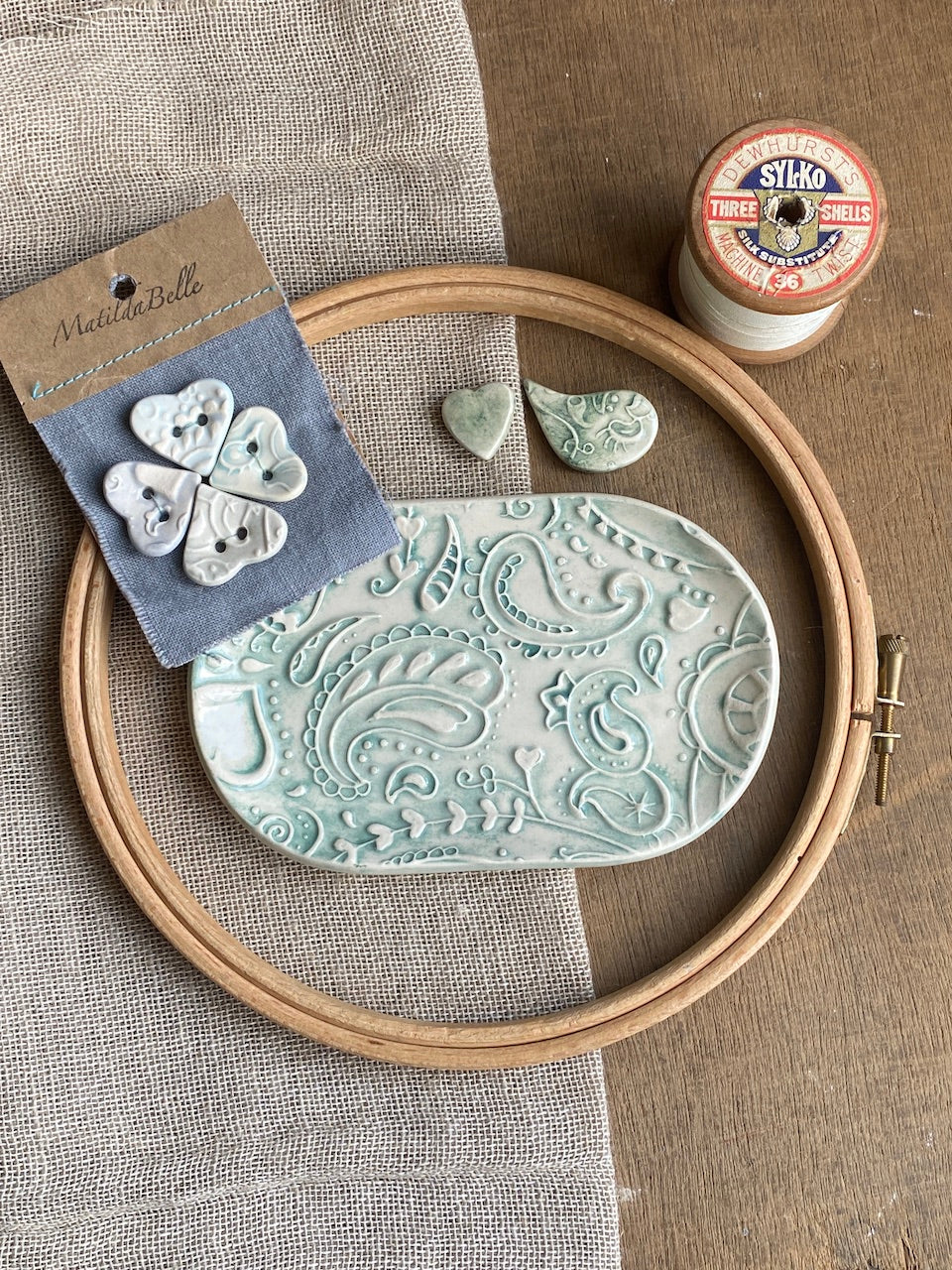 Handmade Ceramic Crafters Gift Box