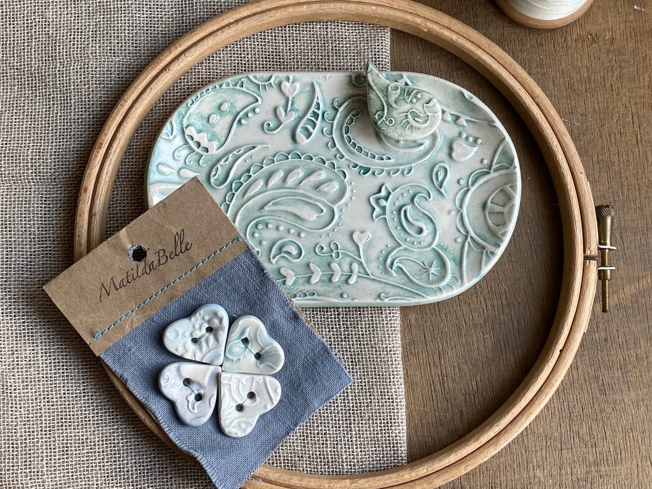 Handmade Ceramic Crafters Gift Box