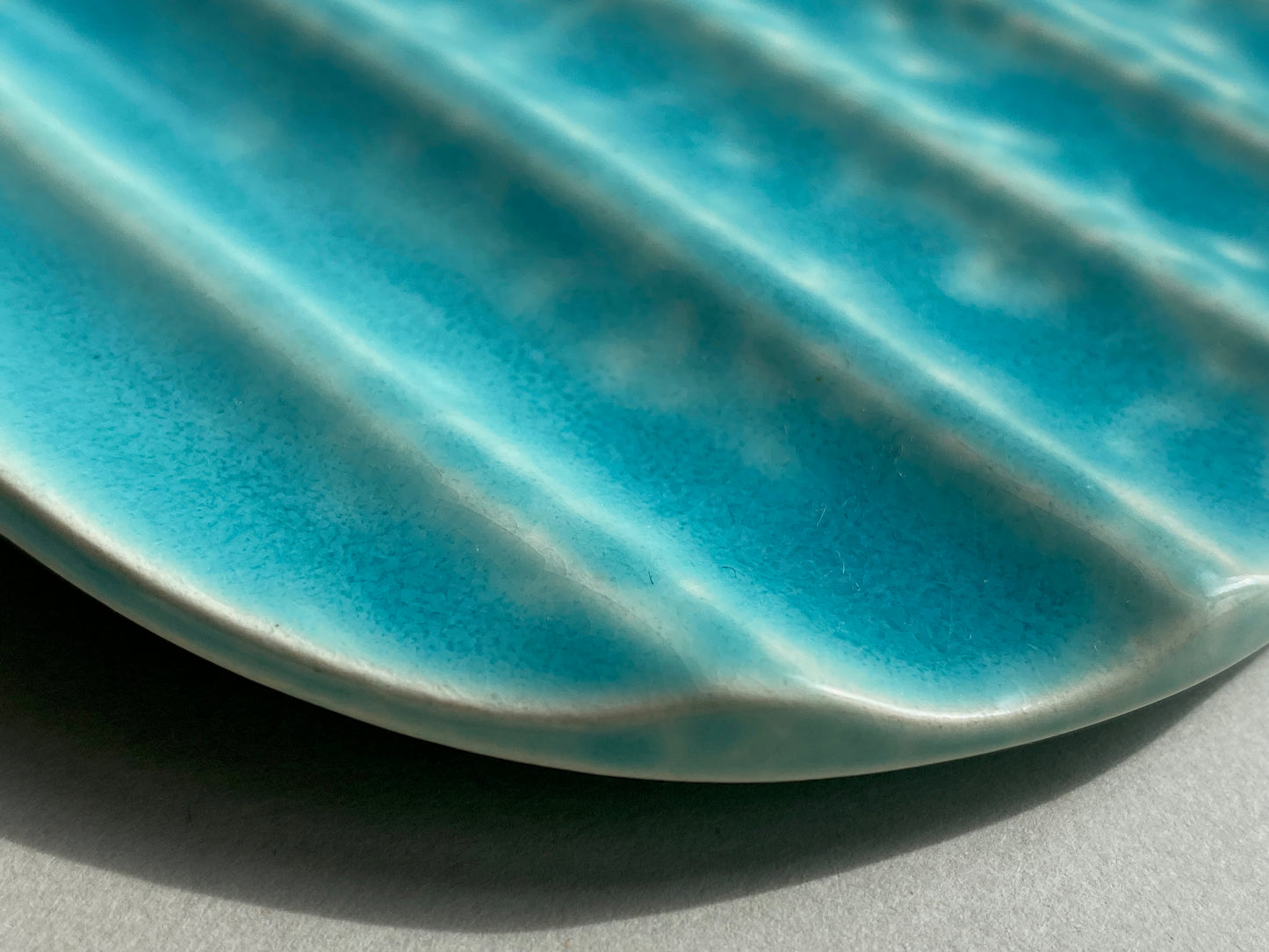 Handmade Oval Ceramic Soap Dish