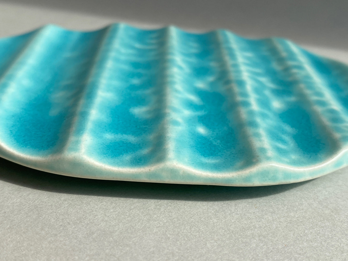 Handmade Oval Ceramic Soap Dish