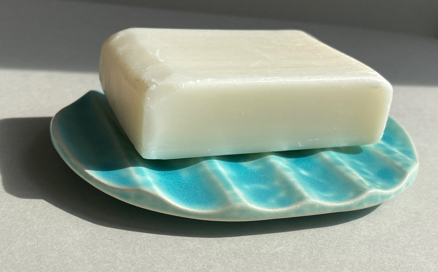 Handmade Oval Ceramic Soap Dish