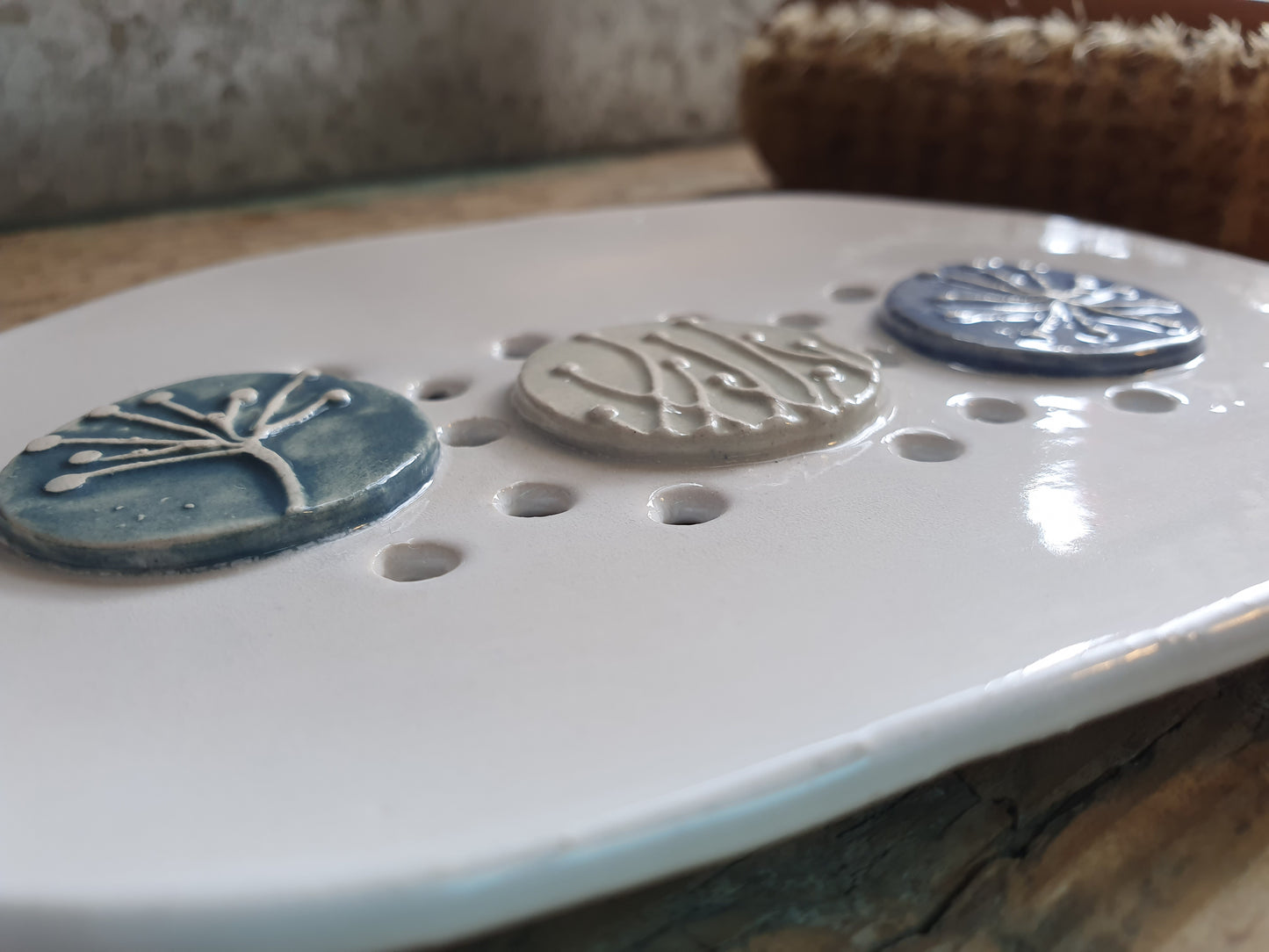 Stunning Handmade Ceramic Soap Dish
