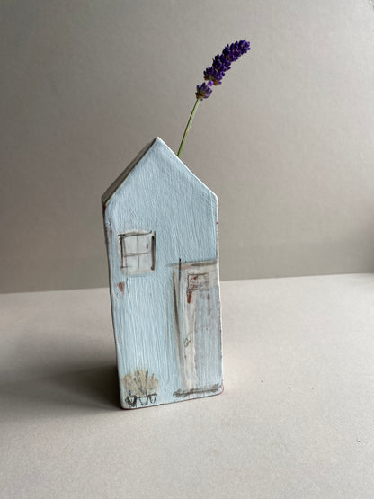 Handmade Ceramic Dry Vase Cottages