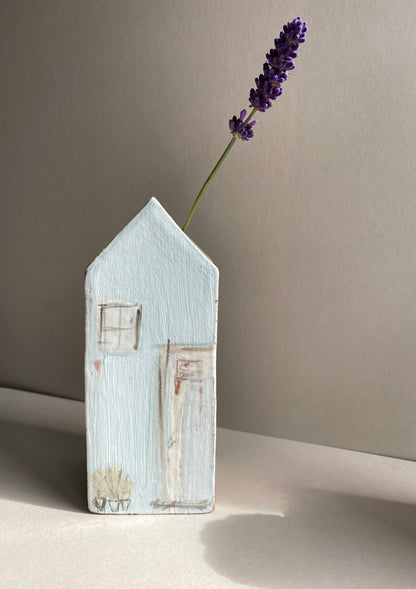 Handmade Ceramic Dry Vase Cottages