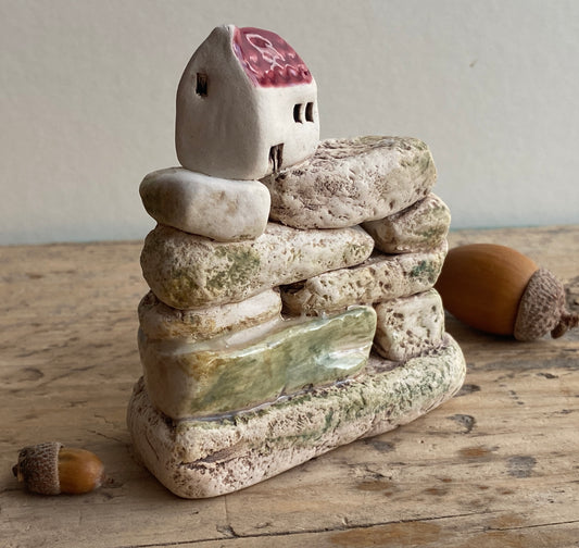 Mini House Sculpture- Inspired by my Yorkshire Village