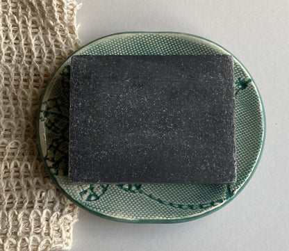Handmade Ceramic Soap Dish Green