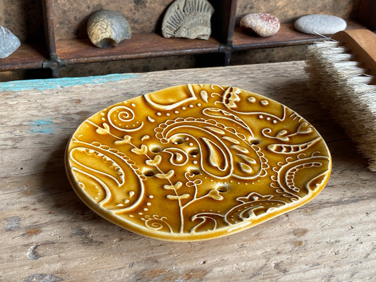 Handmade Ceramic Soap Dish choice of colours