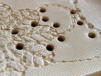 Handmade Ceramic Large Soap Dish Ochre