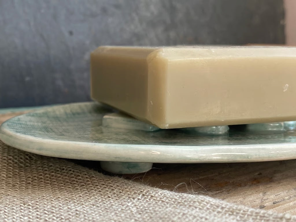 Soap Dish Handmade Pottery Large Dish with drainage