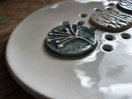 Stunning Handmade Ceramic Soap Dish