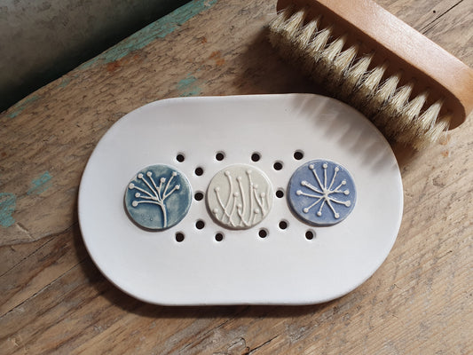 Stunning Handmade Ceramic Soap Dish