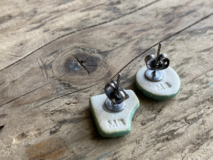 Handmade Ceramic Hypoallergenic Stud Earrings