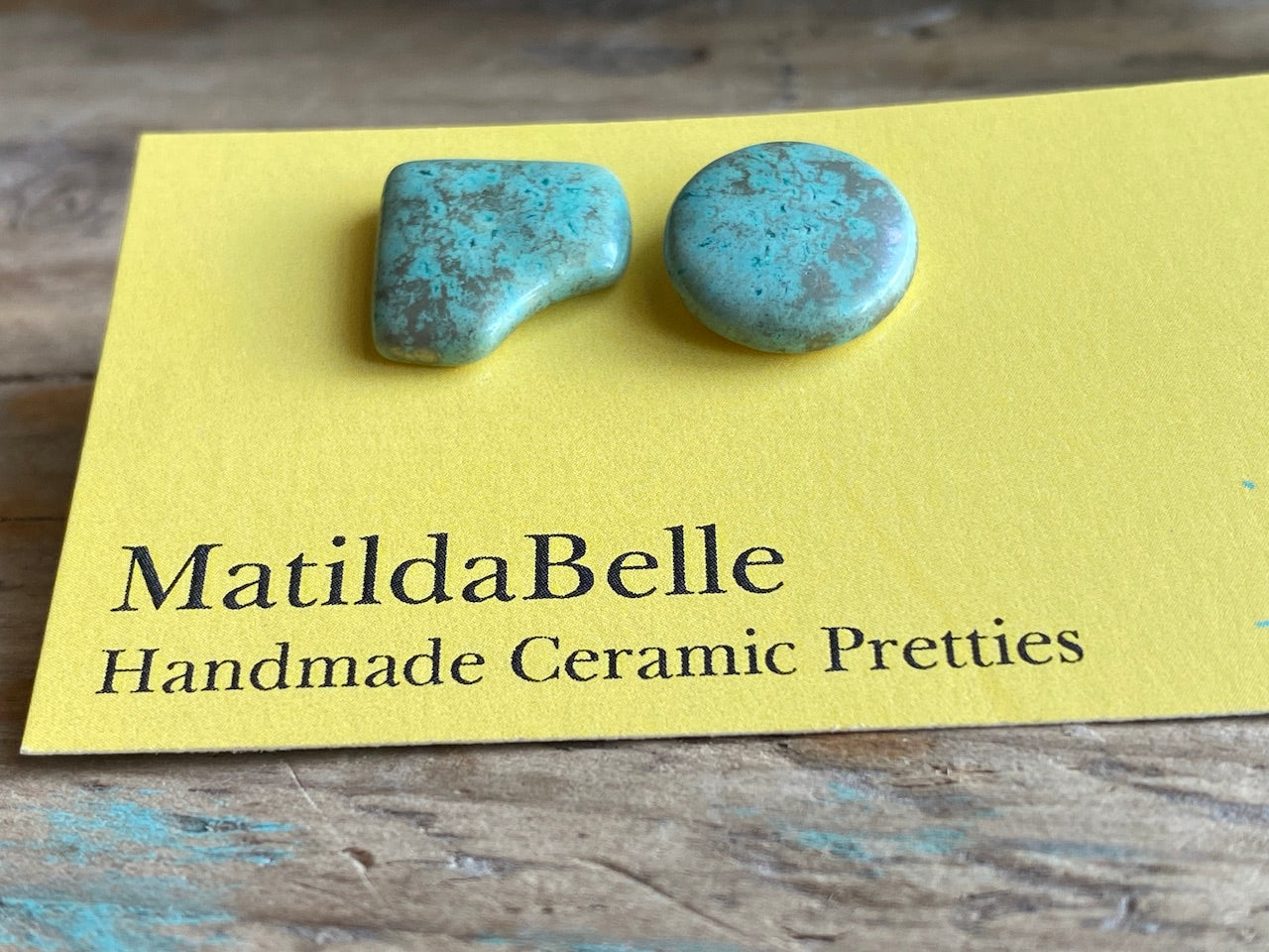 Handmade Ceramic Hypoallergenic Stud Earrings