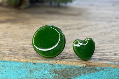 Handmade Ceramic Hypoallergenic Mismatched Stud Earrings